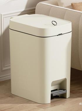 垃圾桶家用2024新款厨房卫生间厕所客厅脚踩带盖大号大容量
