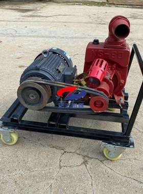 移动拖车款4寸自吸水泵多种规格离心抽水泵农用浇灌使用水泵