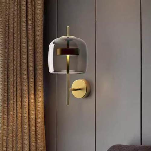 后现代轻奢创意简约玻璃温馨书房卧室走廊过道北欧设计师装饰壁灯