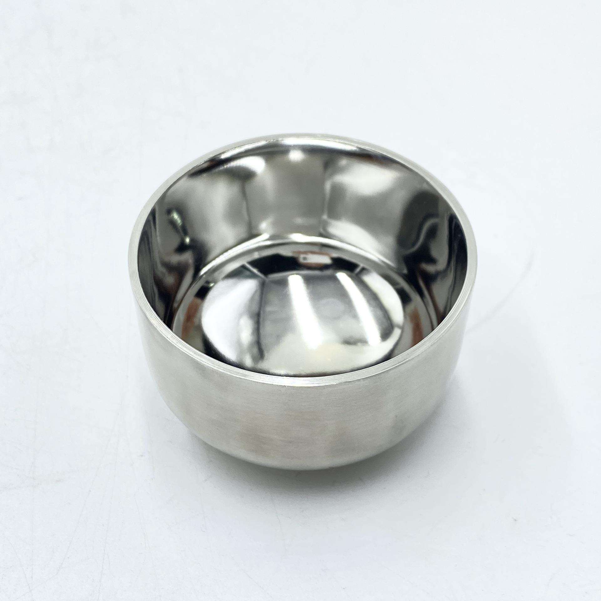 BA/EP级不锈钢管件316L电解抛光碗形堵头/封头英制加长3A自动焊