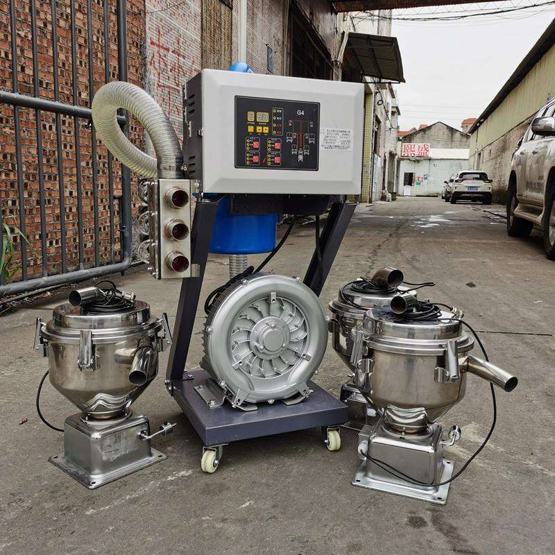 广州文丰塑料吸料机1拖3真空上料机注塑一拖多斗分体式加料机