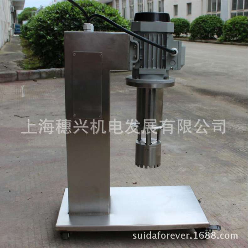 乳胶漆生产机械卧式砂磨机 涂料研磨机 实验室电动升降篮式研磨机