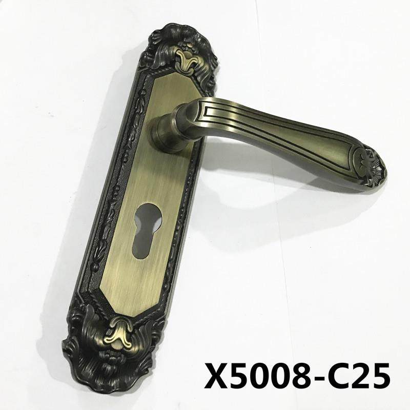 欧式风格门锁室内现代套装门锁简约卧室门锁卫生间家用实木房门锁