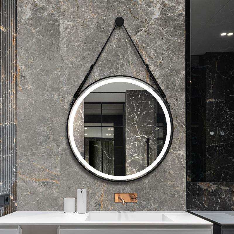 吊镜智能浴室镜子洗手间卫生间厕所镜触摸屏带灯防雾led