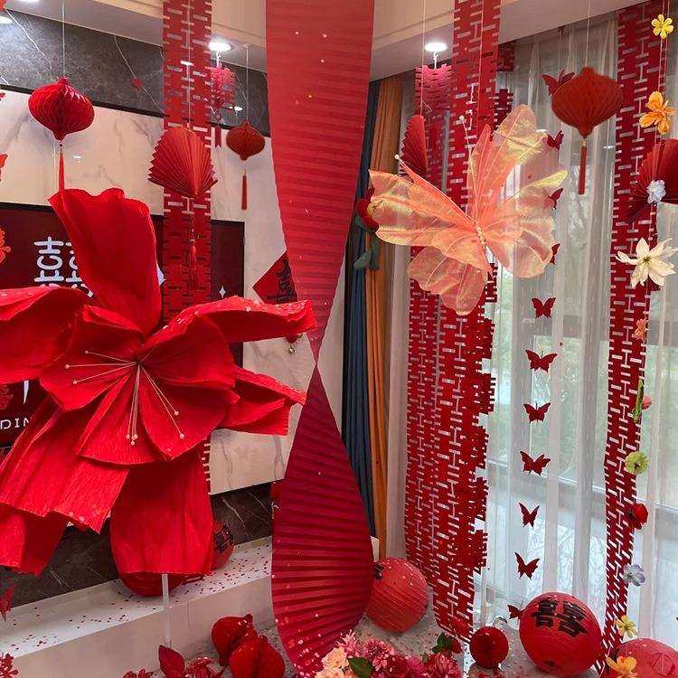 婚房布置女方卧室晨袍背景拍照套装男方客厅窗帘场景婚礼装饰,鲜花速递/花卉仿真/绿植园艺,割草机/草坪机,淘宝优惠券,粉丝福利购,淘宝优惠卷