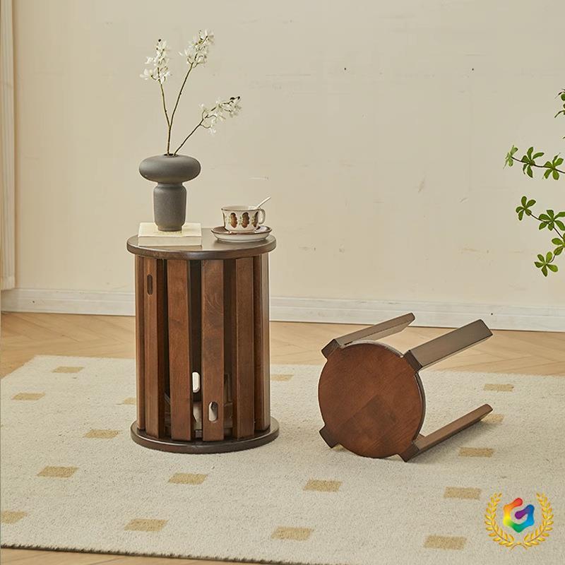 茶几凳子实木家具餐桌凳餐椅沙发客厅小凳子可叠放折叠凳四合一凳