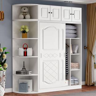 儿童宿舍租房简易房宿出租房卧室简约衣橱家用门儿现代推拉门衣柜