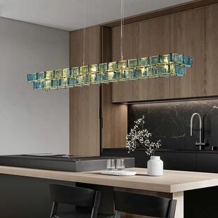 新款轻奢设计感客厅主灯时尚玻璃创意餐厅卧室高档吊灯简约灯饰