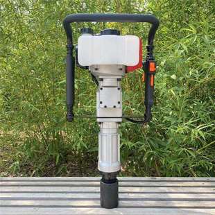 防汛手持汽油打桩机河堤防汛抗洪打桩机农场木桩钢管快速植桩机