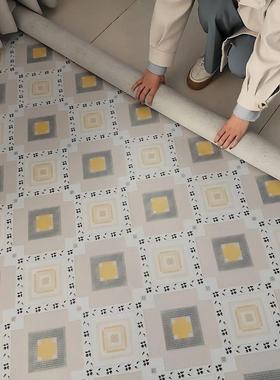 加厚地板革家用pvc地板防水塑料地毯耐磨地板贴水泥直接铺地板贴.