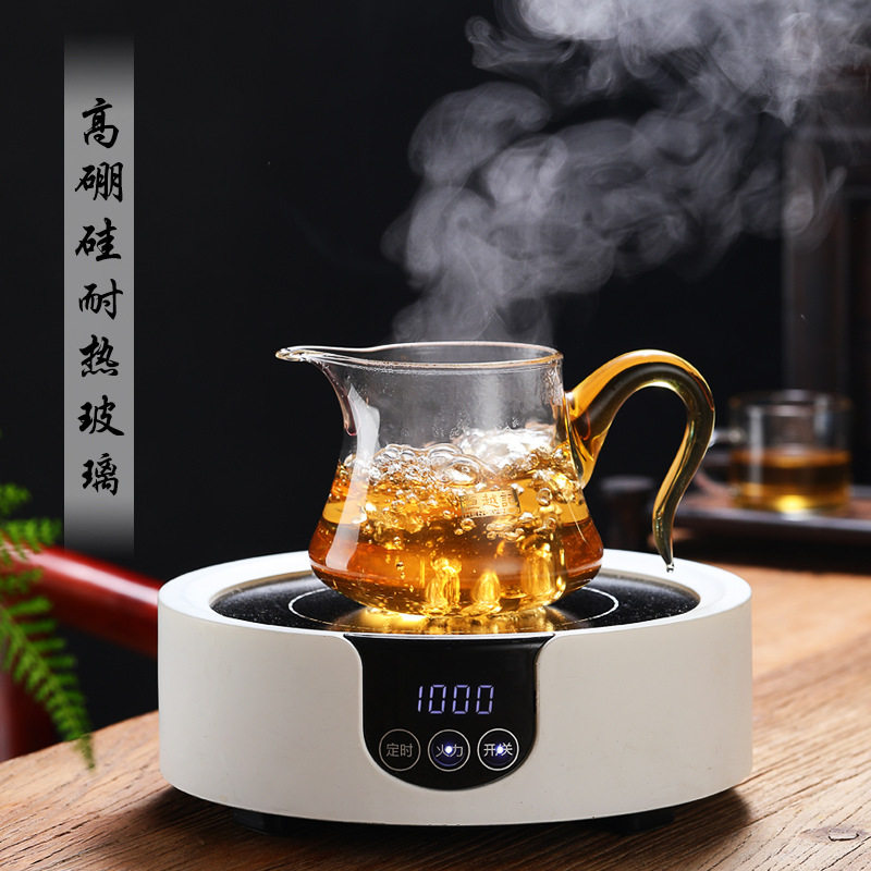 恒越记玻璃公道杯加厚耐热分茶器公杯分茶杯茶具配件公道壶茶海