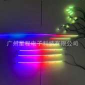 18灯中控亚克力灯条四门镀铬chrome材质symphony幻彩车载氛围灯
