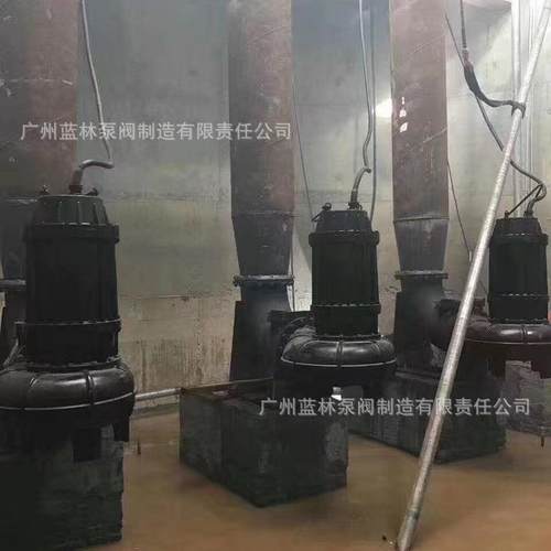 现货无堵塞排污泵150WQ100-20地下室提升泵11Kw潜水排污泵