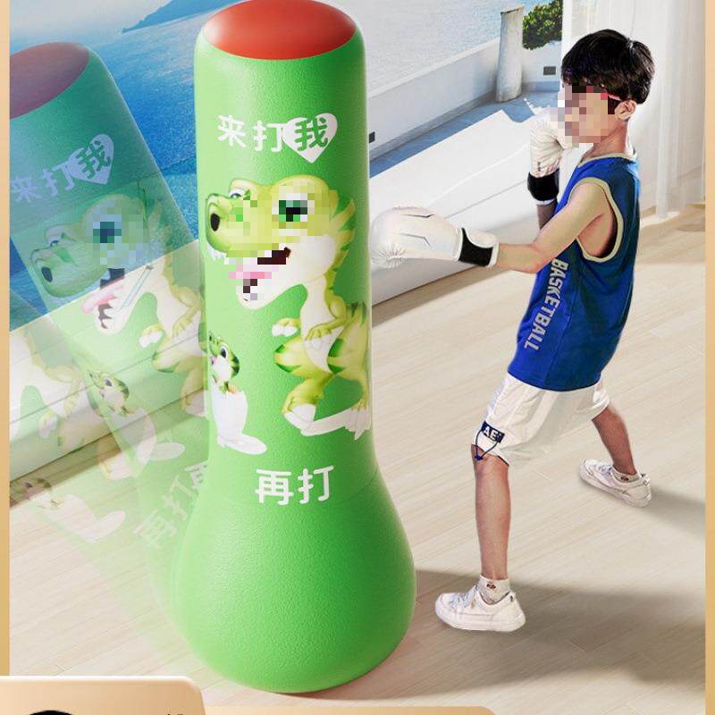 儿童不倒翁拳击柱沙袋家用充气立式沙包打拳散打成人小孩训练器材