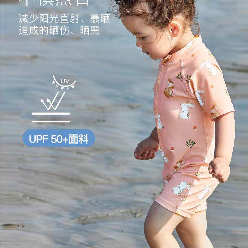 婴儿泳衣儿童泳衣裤男宝女宝泳装类连身岁岁婴儿平角可爱