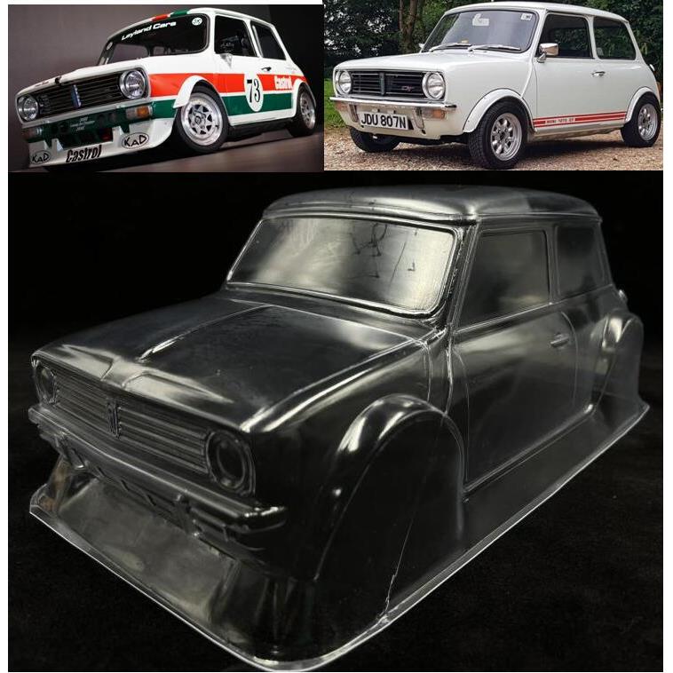 RC1/10平跑车壳MiniM车壳1275GT透明PC车壳210mmTamiyaM210