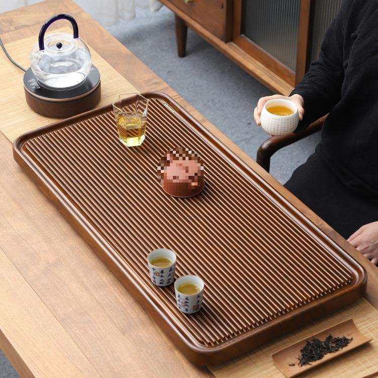 茶盘家用2025新款实木茶托盘茶具办公室用干泡茶台茶海电木款