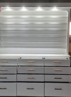 简洁带灯组合展示柜美甲油陈列柜展示柜储物柜