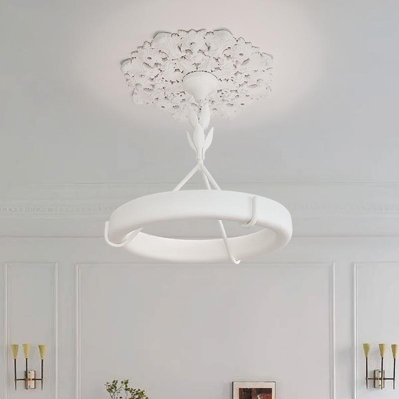 Athena法式轻奢石膏客厅吊灯现代简约设计师创意复古餐厅灯具casa