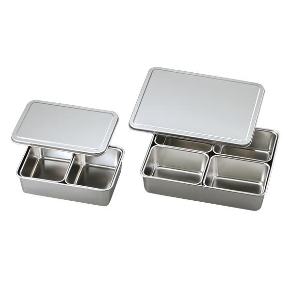 不锈钢平底盘（附带子盒）ASONE1-4533