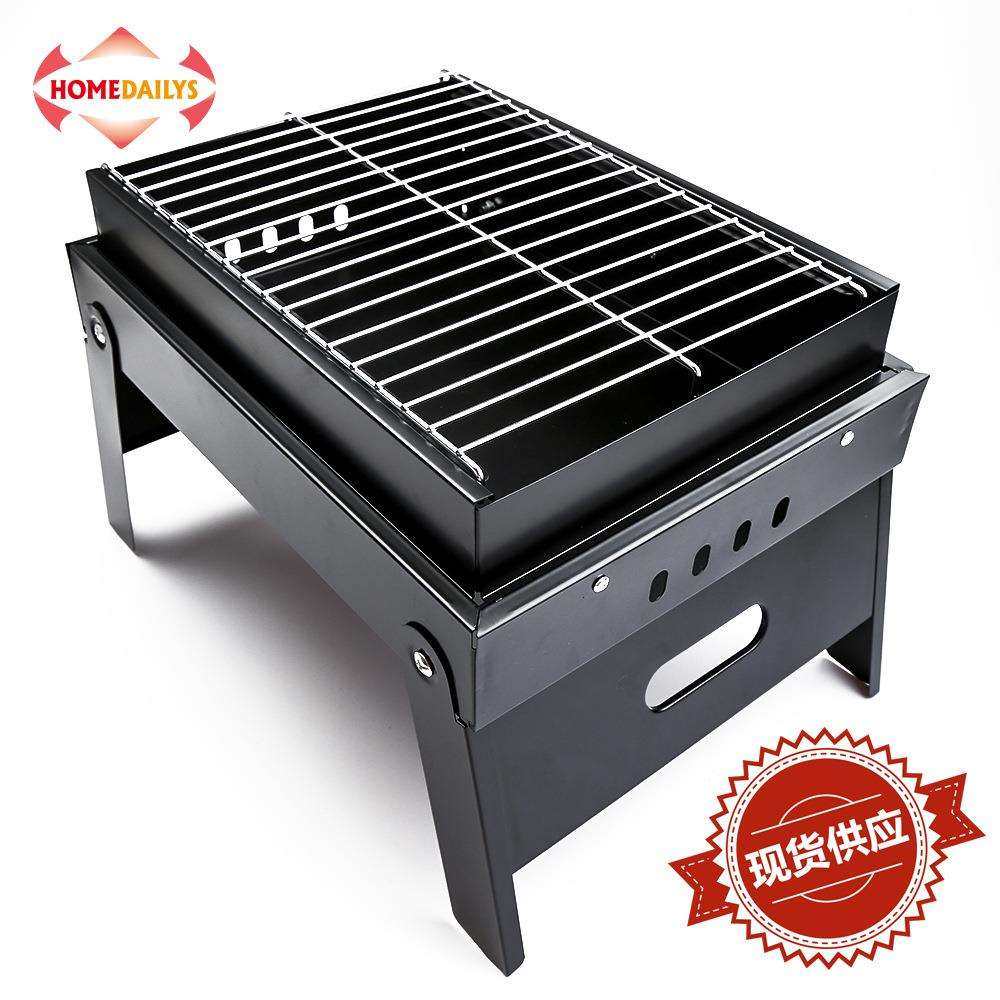 直销户外烧烤炉野营折叠烧烤架便携式木炭烧烤架子