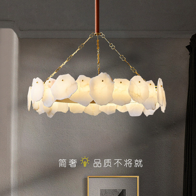 云石吊灯客厅灯西班牙进口全