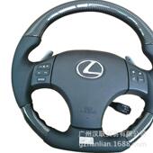 新款 雷克萨碳Es300纤维方向盘改装 Gs300Nt200RX270真碳纤维方向盘
