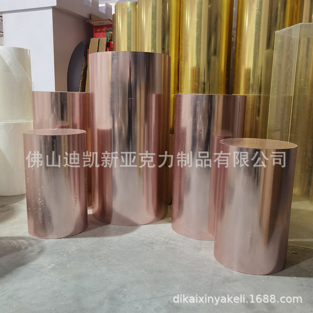 圆柱甜品台五件套婚庆道具婚礼场景布置展示台甜品桌
