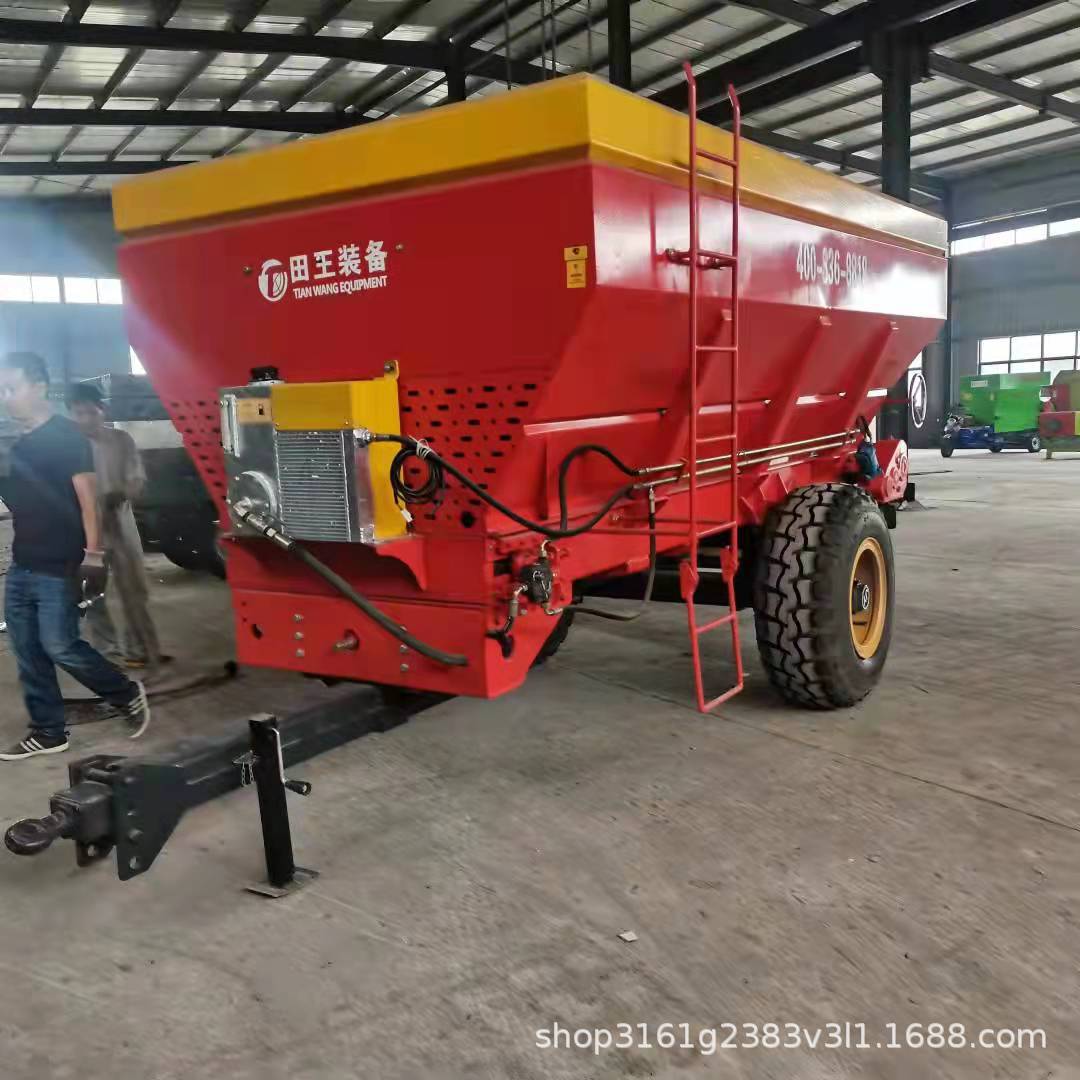 8方牵引式全自动双圆盘撒肥车
