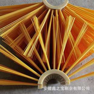 生产多种规格钢板预处理线滚刷打磨抛光模板刷辊抛丸机尼龙毛刷