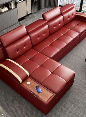 沙发床两用多功能客厅推拉可折叠小户型储物科技布转角沙发