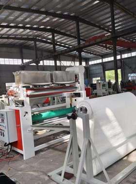 膜上涂胶卷对卷保温棉复合机铝箔硅酸铝针刺毯铝箔覆膜机价格