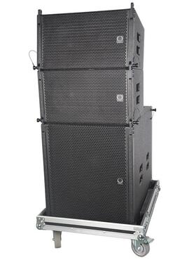 户外移动演出单10线阵有源音响LA10+LA18BA(4+2)有源音响套