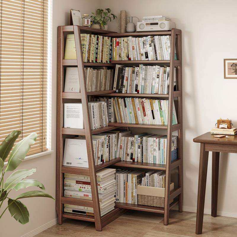 实木置物架书架一体靠墙家用储物架落地卧室可伸缩转角书柜收纳架,鲜花速递/花卉仿真/绿植园艺,割草机/草坪机,淘宝优惠券,粉丝福利购,淘宝优惠卷
