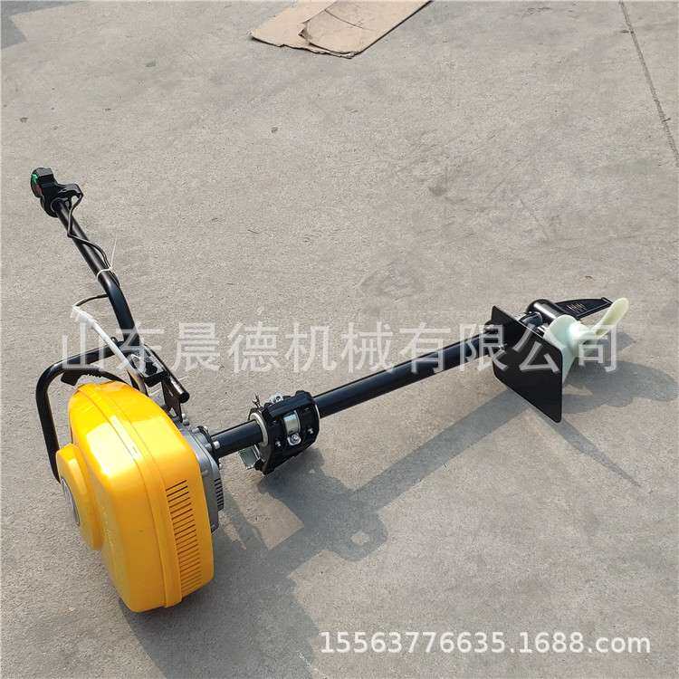 带倒挡船用汽油挂桨机 渔船木筏推进器4冲程15马力船外机