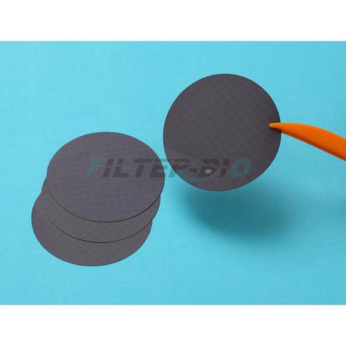 MCE混纤黑底白格灭菌滤膜50mm0.80um