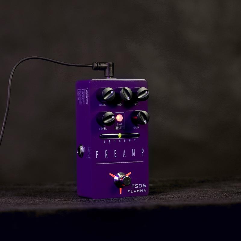 FLAMMA电吉他FS06单踩钉数字前级循环模拟单块效果器