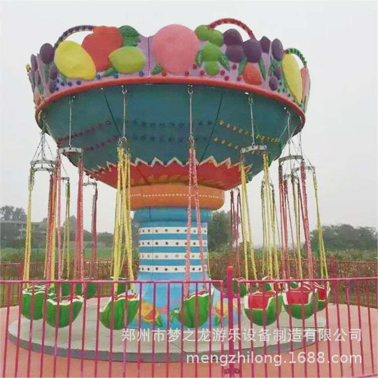 广东惠州景区人气旺摇头空中飞椅旋转飞椅新乐园游乐设备厂