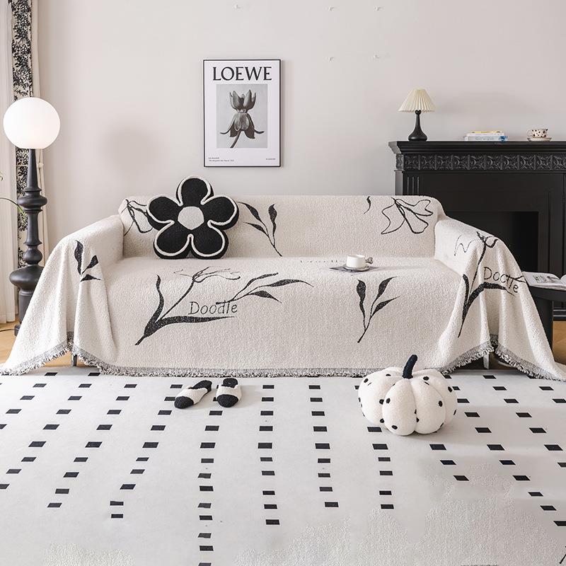 新款全盖沙发巾盖布四季通用防尘沙发垫子一片式防滑坐垫沙发套罩
