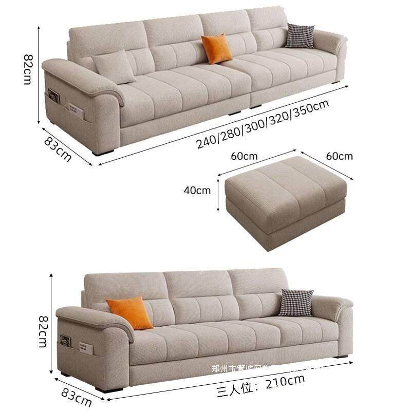 北欧风棉麻布艺沙发沙发客厅出租房简约现代直排新款单人海绵木