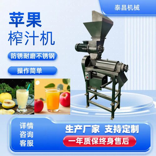 大型生姜破碎榨汁机全自动沙棘汁生产机器商用百香果饮料榨汁设备