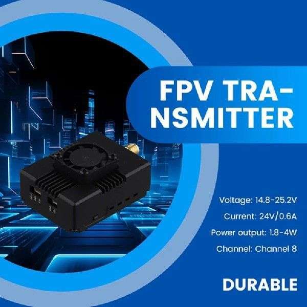 For Caddxfpv 1.2G 1.3G 4W VTX 4000Mw 1.8-4W 8CH FPV Audio