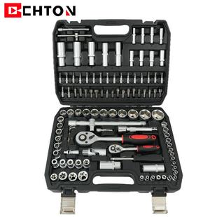 108件套装组套筒扳手快速小飞汽机修汽车维修棘轮组合工具