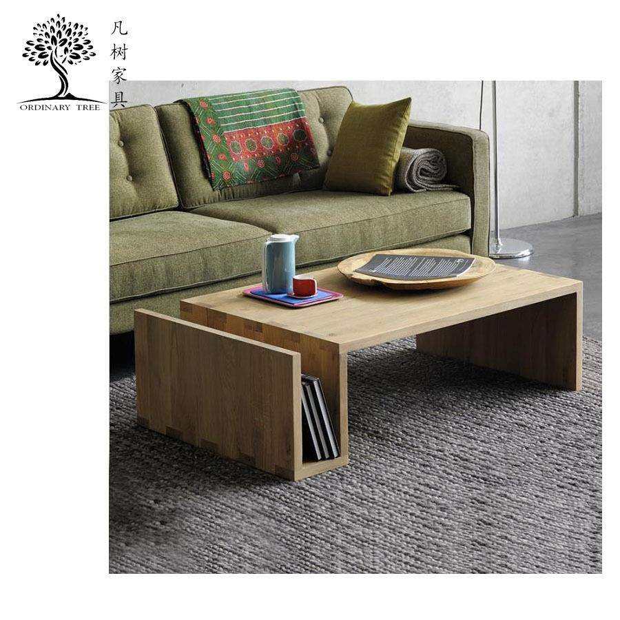北欧实木小茶几极简设计日式原木泡茶小桌子客厅边几小书架凡树