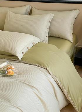 60支长绒棉四件套提花贡缎纯棉被套南通床上三件套全棉床单被罩4