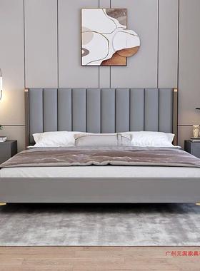 实木床现代简约双人床家用1.5单人床1.2出租房1.8x2床双人1.8x2米