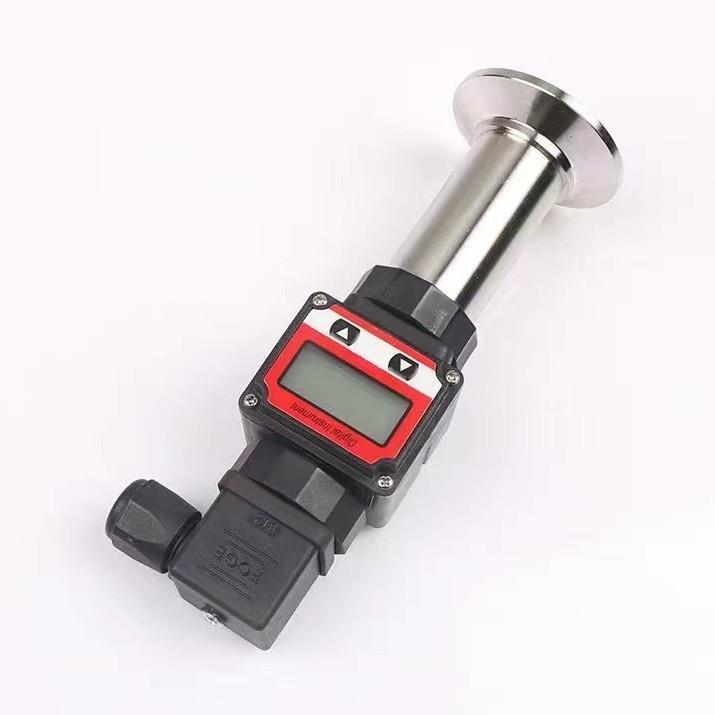 卫生型卡箍式压力变送器全不锈钢结构4-20mA输出数字压力变送器