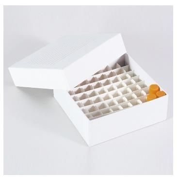 ASONE/亚速旺经济型纸制冻存盒CC-4602-01134×134×47