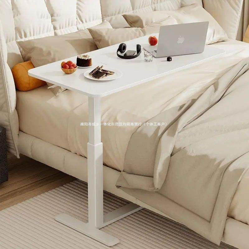 可移动电脑桌家用卧室床边懒人书桌小桌子简约学习桌气动升降桌