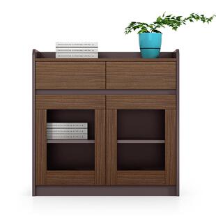 办公文件柜资料柜木质办公用简约现代办公室职员区矮柜边柜板式